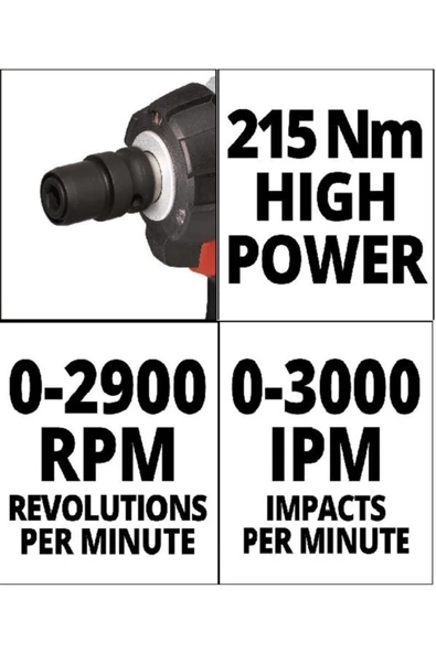 Einhell Te-cw 18 Li Bl Akülü Şarjlı Somun Sıkma Kömürsüz + 5.2 Ah Plus Starter Kit - 4