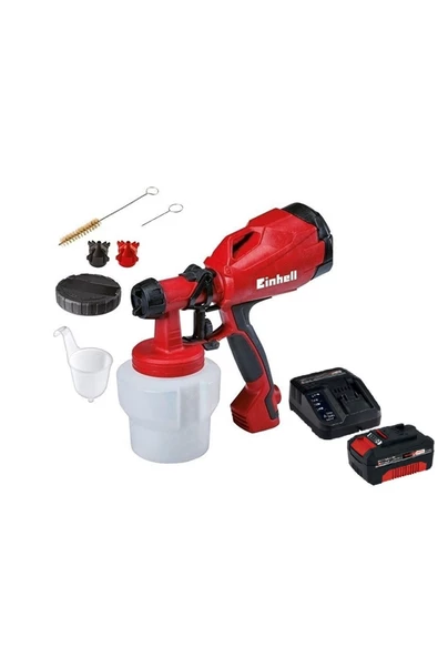 Einhell Tc-sy 18/60 Li 18v Akülü Boya Tabancası+4,0akü Starter Kit