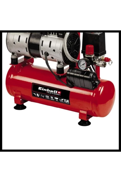 Einhell Te-ac 6 Yağsız/Sessiz Kompresör 57db, 8bar, 110lt/dk, 0.8hp, 6 lt Tank - 2