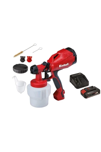 Einhell Tc-sy 18/60 Li 18v Akülü Boya Tabancası+2,5 Akü Kit Dahildir