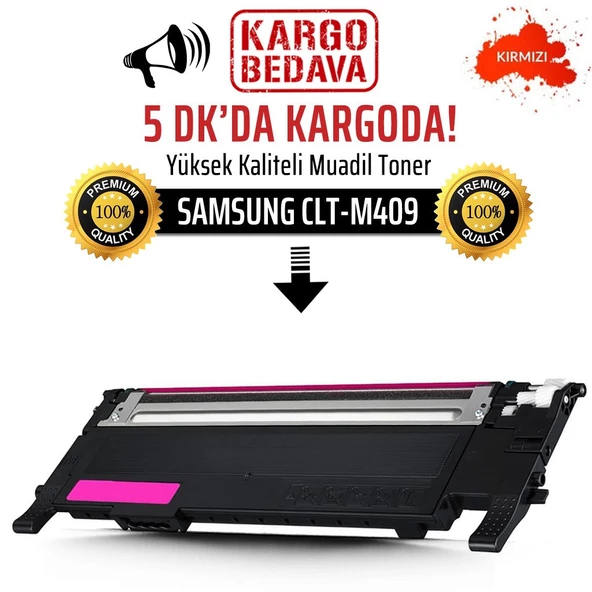 Samsung CLP-310/CLT-M409 Kırmızı Muadil Toner /NP/CLP-310N/CLP-3