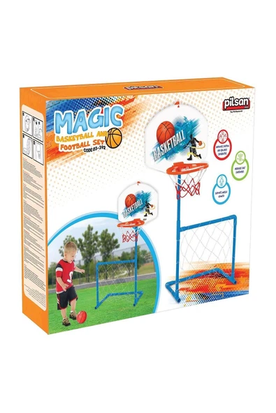 PİLSAN MAGİC BASKETBOL VE FUTBOL KALESİ OYUNCAK - 3