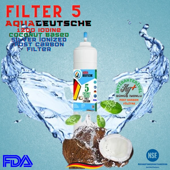 AQUA DEUTSCHE SİYAH 12 LİTRE 7 FİLTRE 14 AŞAMA SU ARITMA CİHAZI - Resim 5