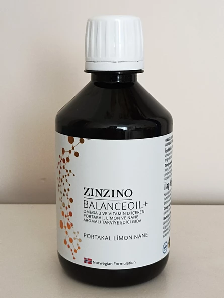 Zinzino Balanceoil+ 300 ml Yeni Nesil Balık Yağı