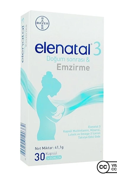 ELENATAL 3 30 Kapsül 8699546190362