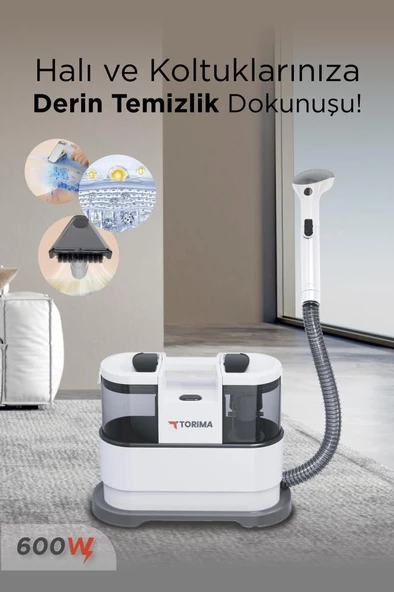 Torima CX-002B Koltuk ve Halı Yıkama Makinesi Cam Temizleme Leke Çıkartma Makinesi - 3