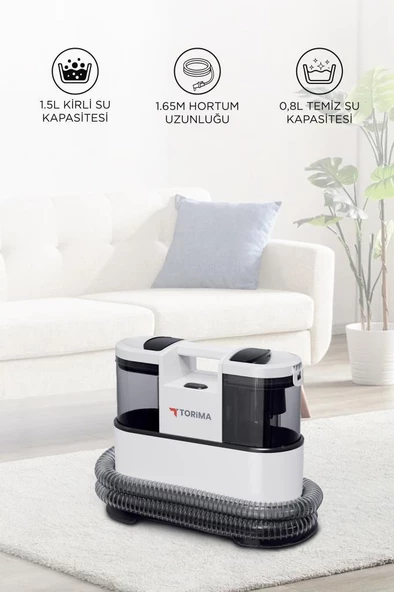 Torima CX-002B Koltuk ve Halı Yıkama Makinesi Cam Temizleme Leke Çıkartma Makinesi - 2