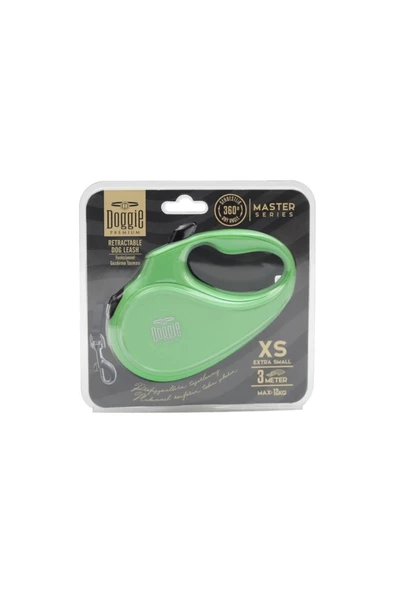 Master Serisi Otomatik Uzatma Tasması Xs-12kg-3mt - Black
