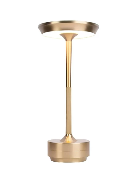 TORONTO ŞARJLI MASA LAMBASI GOLD DOKUNMATİK (CT-8438) - 2