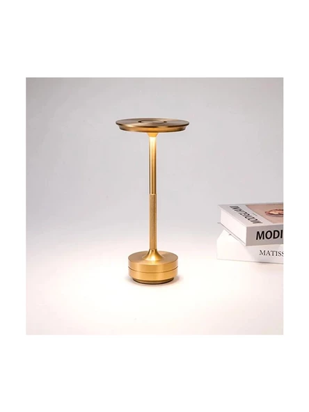 TORONTO ŞARJLI MASA LAMBASI GOLD DOKUNMATİK (CT-8438) - 3