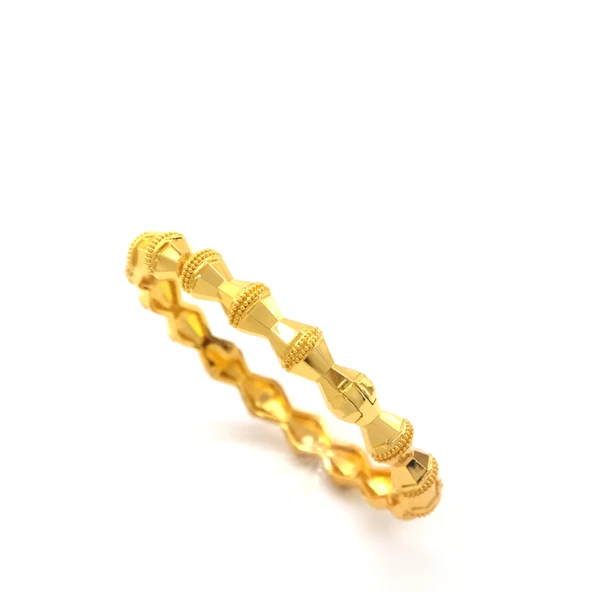 Çelik Kelepçe Altın Kaplama Kadın Hint Model BLZ-614 ürün görseli