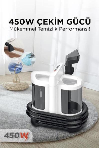 Torima V22B Koltuk ve Halı Yıkama Makinesi Cam Temizleme Leke Çıkartma Makinesi - 2
