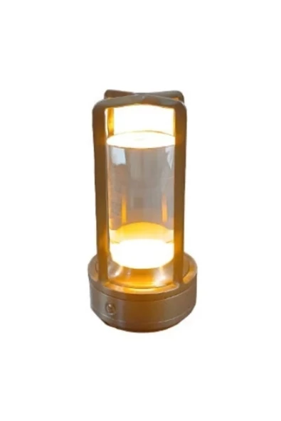 VEGAS ŞARJLI MASA LAMBASI GÜMÜŞ DOKUNMATİK (CT-8439) - Resim 2