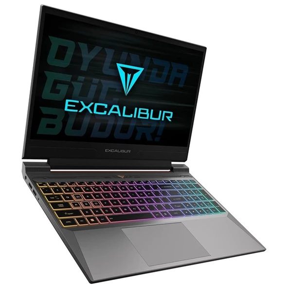 EXCALIBUR 15.6" G870 GAMING G870.1270-DQ70X-B CORE i7 12700H 32GB RAM-1TB M2 NVME-8GB RTX4070 FDOS - 6