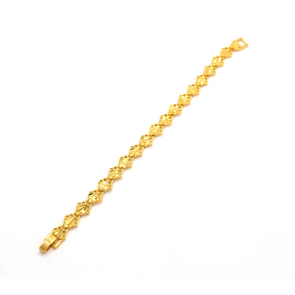 Çelik Bileklik Altın kaplama Kadın Hint Model BLK-1059 - Resim 3