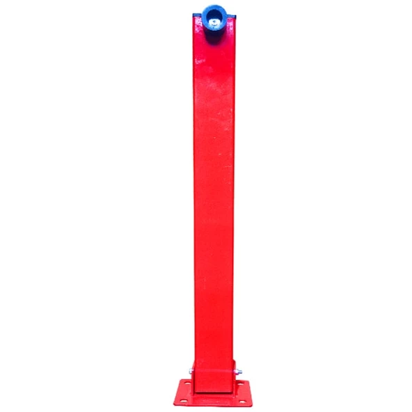 Kırmızı Bariyer Kilitli Yatar Park Bariyeri Araç Kişisel Otopark Direği 60 cm (2 ADET) Kırmızı - 4