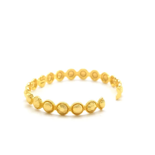 Çelik Kelepçe Altın Kaplama Kadın Hint Model BLZ-603 ürün görseli