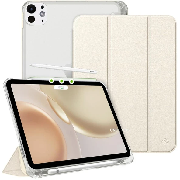 Apple iPad Pro 12.9 3./4./5./6. Nesil M2 Kılıf Flip Cover Kalem Bölmeli PC Case 2018-2023 - 3