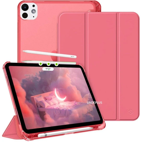 Apple iPad Pro 12.9 3./4./5./6. Nesil M2 Kılıf Flip Cover Kalem Bölmeli PC Case 2018-2023 - 5