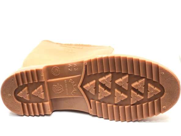 Kocamanlar Palalı Krep Kauçuk Kaymaz Soğuk Su Geçirmez İş ve Av Botu Çizmesi - Resim 5