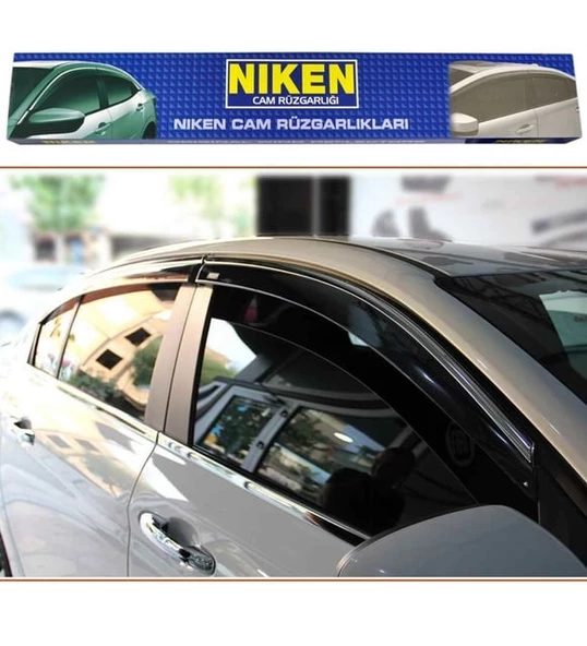 Niken Honda Crv 2018- Kromlu Cam Rüzgarlığı 4 LÜ