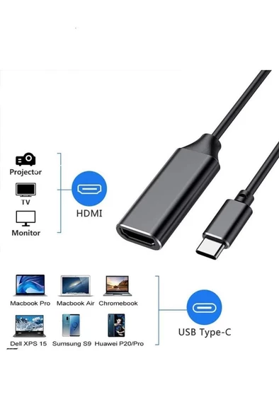 Alfalink AL-C55 Type-C to Ultra Hdmi 4K Adaptör - 2