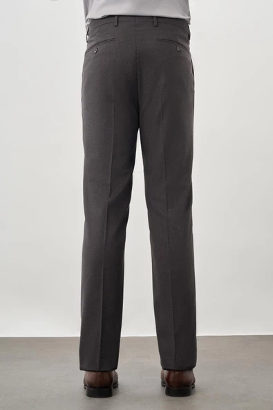 Antrasit Esnek Yandan Cepli Comfort Fit Classic Pantolon 1003245207 - 4