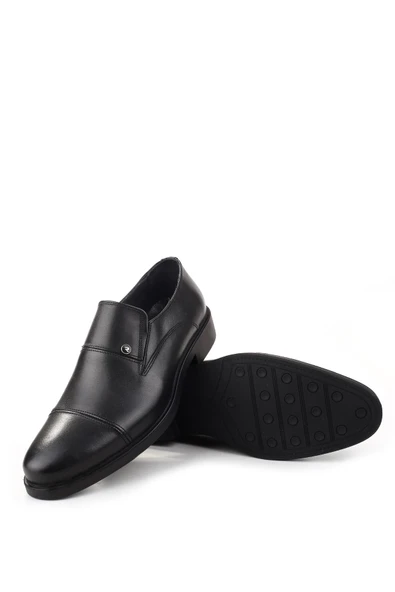 Red Walker 1491 Erkek Hakiki Deri Bağcıksız Klasik Ayakkabı - Resim 9