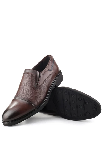 Nevzat Öge 098 Hakiki Deri Bağcıksız Klasik Erkek Ayakkabı - Resim 10