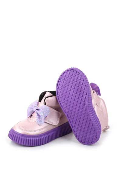 Papuç Sepeti Arzn-4130 Cırtlı Kaymaz Taban Kız Bebek Bot - Resim 10