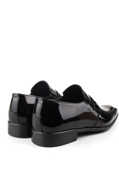 Papuç Sepeti 4202 Hakiki Deri Rugan Klasik Erkek Ayakkabı - Resim 3