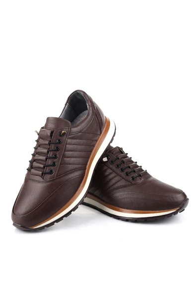 Papuç Sepeti 0106 Erkek Ortopedik Taban Hakiki Deri Ayakkabı - Resim 8