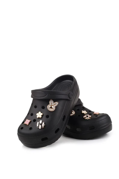 Papuç Sepeti Taşlı Kalın Taban Kadın Havuz/Plaj/Bahçe Terlik Sandalet - Resim 12