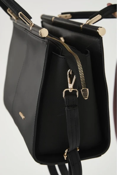 Cressberry 14320 Kadın Çok Bölmeli El & Omuz Çantası - Resim 9