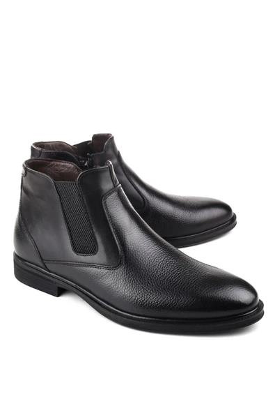 Papuç Sepeti Mntn-5865 Hakiki Deri Termo Taban Günlük Erkek Bot - Resim 4