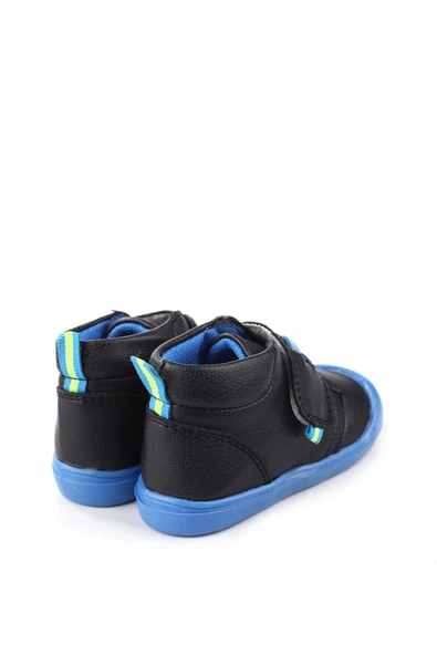 Papuç Sepeti Arzn-4132 Cırtlı Kaymaz Taban Erkek Bebek Bot - Resim 7