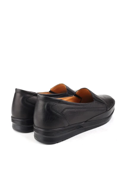 Papuç Sepeti 4112 Kadın Ortopedik Kauçuk Taban Deri Ayakkabı - Resim 7