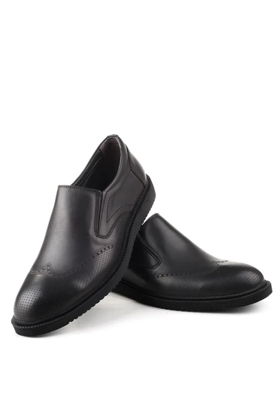 Papuç Sepeti 130 Büyük Numara Hakiki Deri Günlük Erkek Ayakkabı - Resim 3