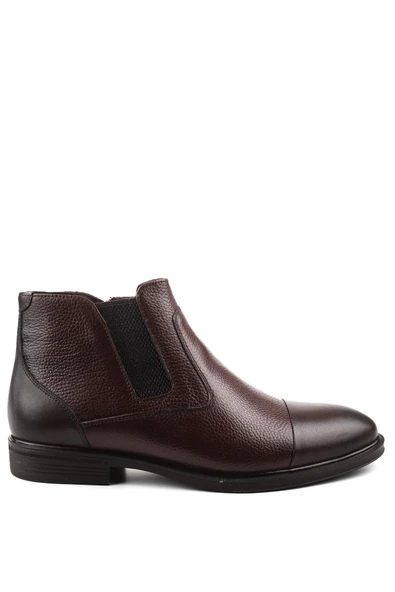 Papuç Sepeti Mntn-5866 Hakiki Deri Termo Taban Günlük Erkek Bot - Resim 2