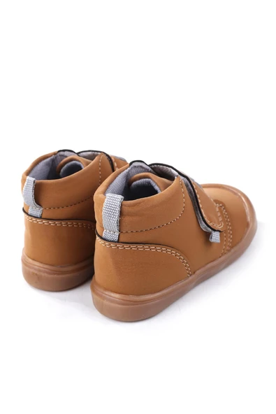 Papuç Sepeti Arzn-4132 Cırtlı Kaymaz Taban Erkek Bebek Bot - Resim 8