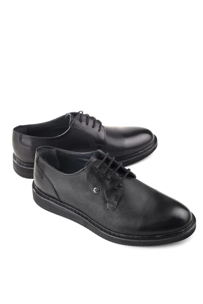 Nevzat Öge 1005 Hakiki Deri Bağcıklı Hafif Taban Klasik Erkek Ayakkabı - Resim 7