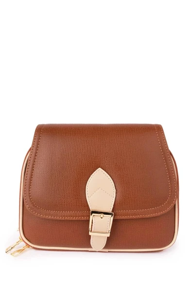 Papuç Sepeti 1406 Kadın Çok Bölmeli Günlük  Omuz Çantası - Resim 3