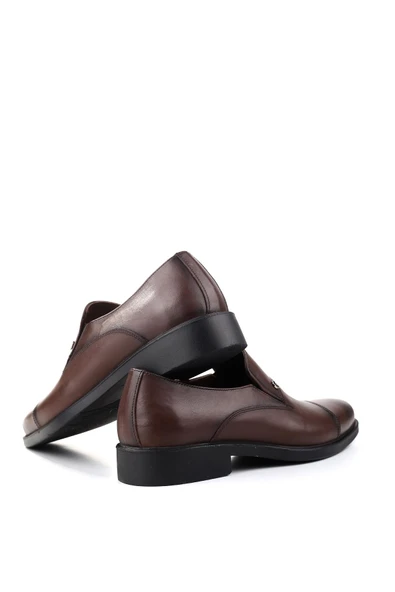 Red Walker 1491 Erkek Hakiki Deri Bağcıksız Klasik Ayakkabı - Resim 8