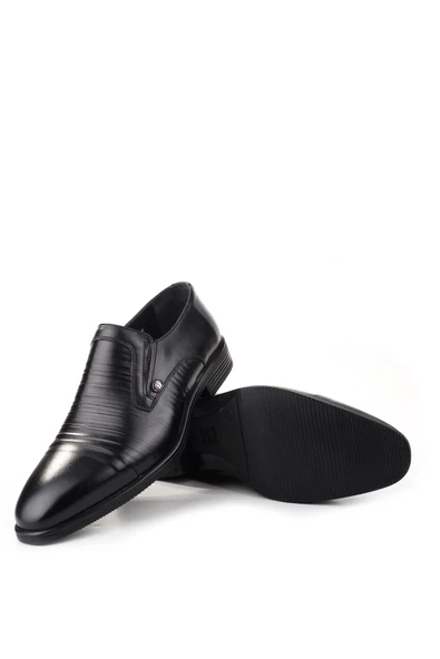 Delfino 525 Erkek Hakiki Deri Bağcıksız Kauçuk Klasik Ayakkabı - Resim 5