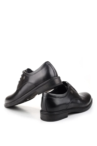 Delfino 320 Erkek Hakiki Deri Bağcıklı & Kürklü Kauçuk Klasik Ayakkabı - Resim 4