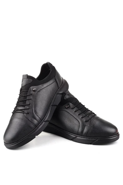 Papuç Sepeti 4249 Büyük Numara Hakiki Deri Günlük Erkek Ayakkabı - Resim 3