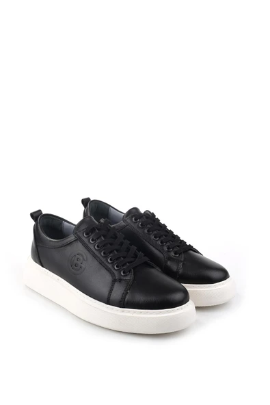 Papuç Sepeti 0670 Erkek Ortopedik Taban Hakiki Deri Bağcıklı Ayakkabı - Resim 2