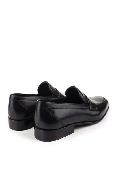 Oskar 3103 Erkek Klasik Kösele Taban Günlük Deri Ayakkabı - Resim 4