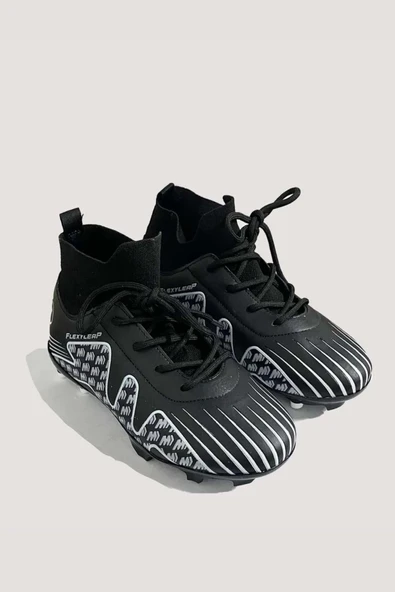 Cool Pele Erkek Çocuk Dişli Çoraplı Krampon Spor Ayakkabı - Resim 7