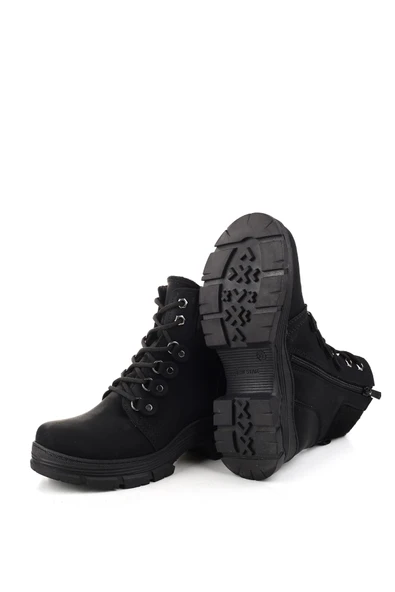 Papuç Sepeti 4185 Termo Taban Günlük Kadın Fermuarlı Postal Bot - Resim 5